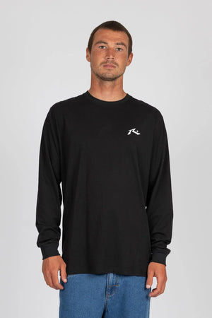 Rusty Base Line LS Tshirt Black