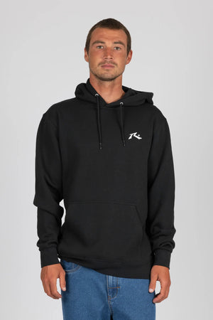 Rusty Base line hooded fleece Black