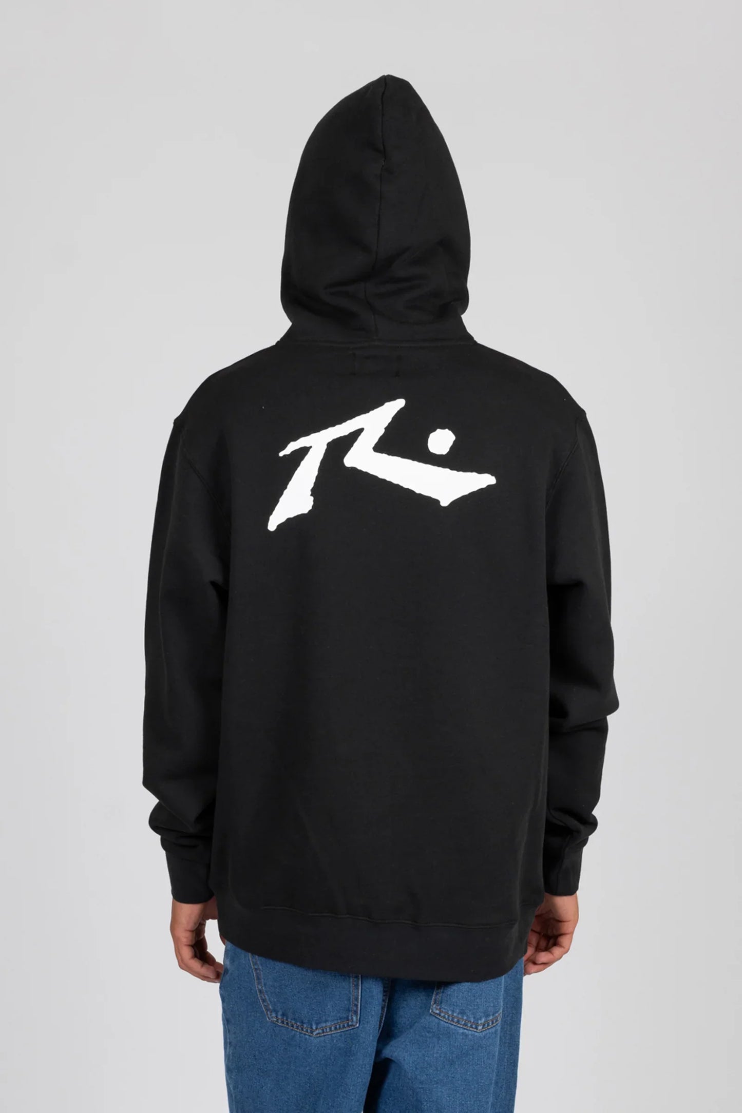 Rusty Base line hooded fleece Black