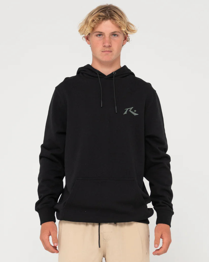 Rusty Competition hooded Fleece Black/Boys