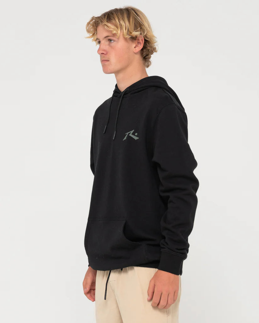 Rusty Competition hooded Fleece Black/Boys