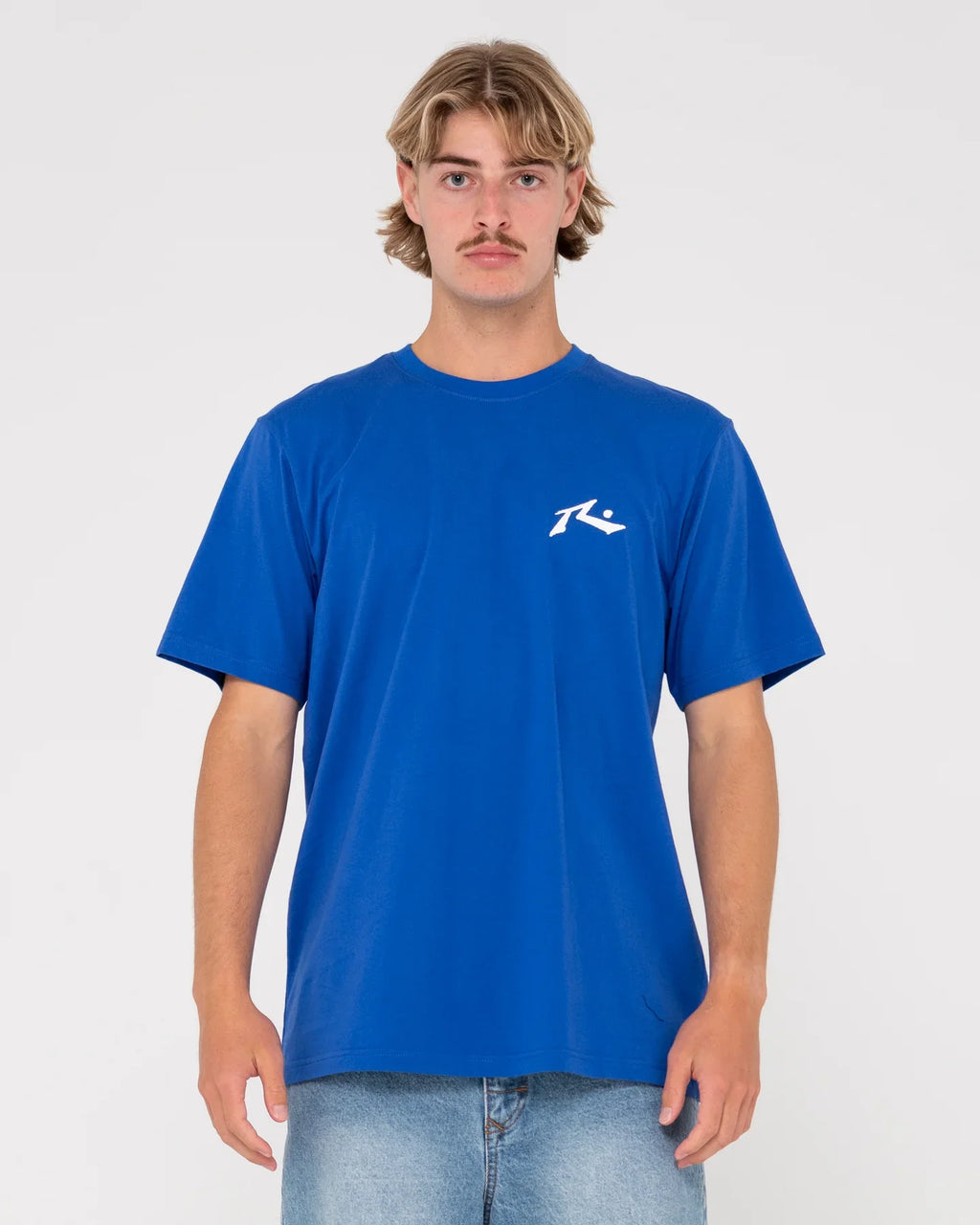 Rusty Competion Short Sleeve Royal Blue