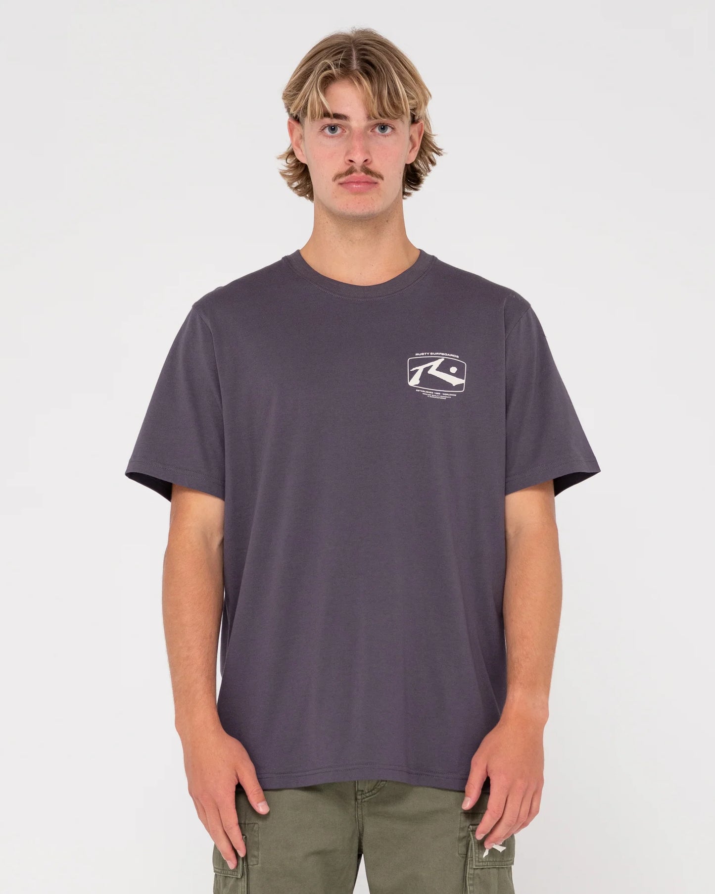 RUSTY Advocate SS Tee Coal