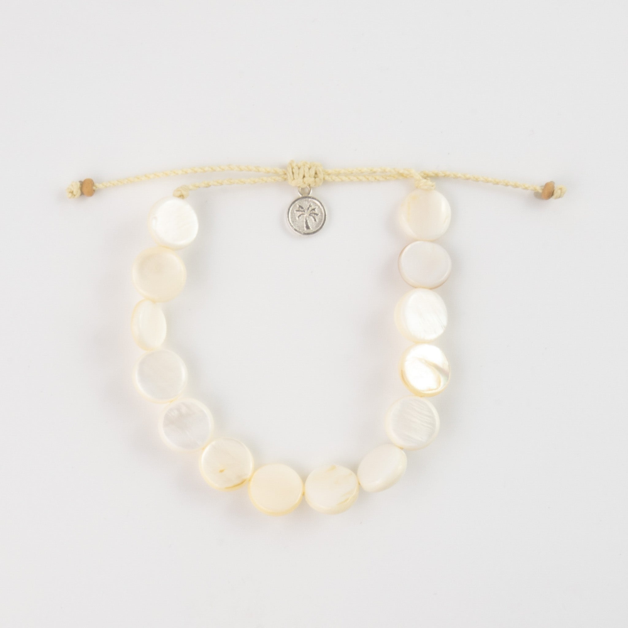 Mother of Pearl Disc Bracelet