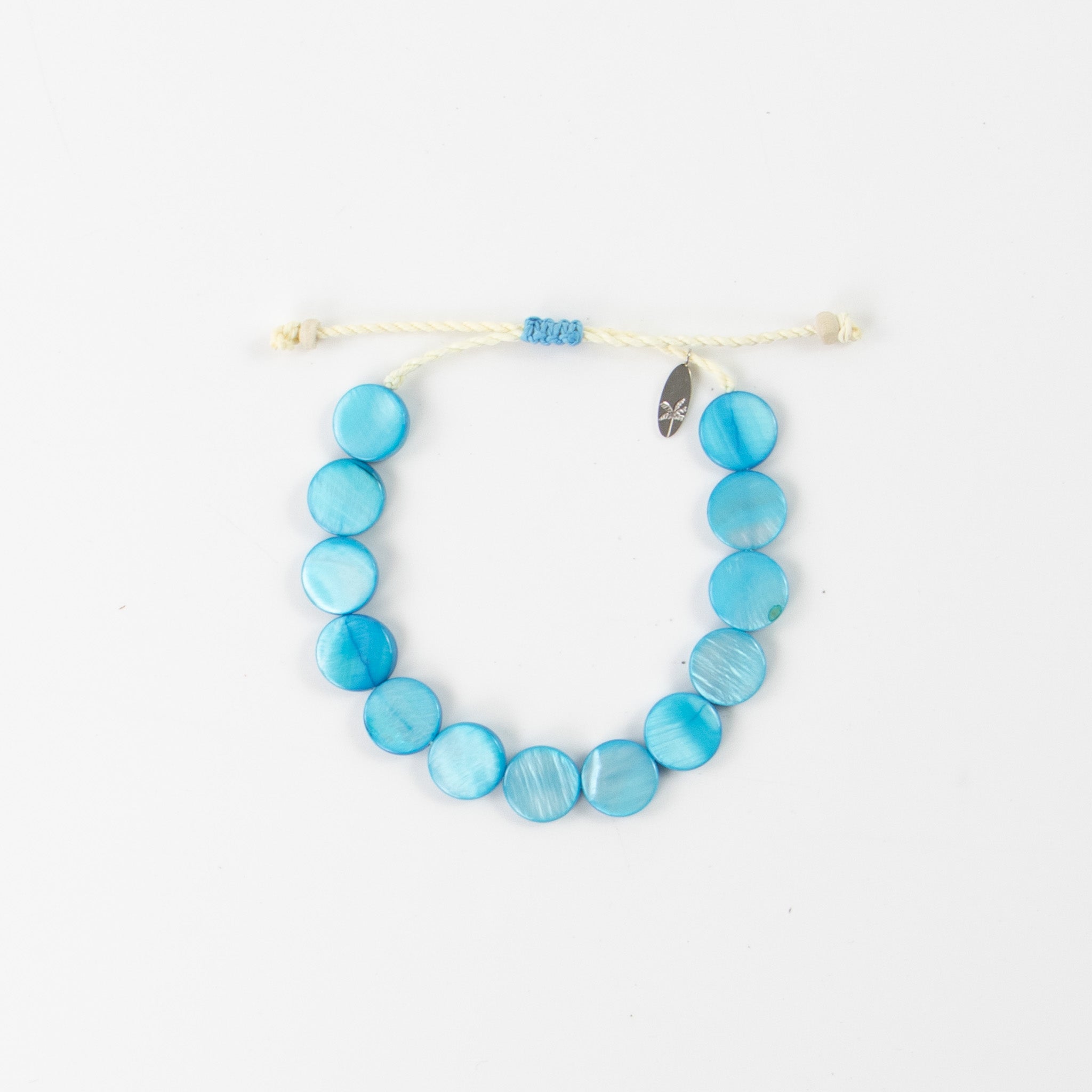 Mother of Pearl Disc Bracelet