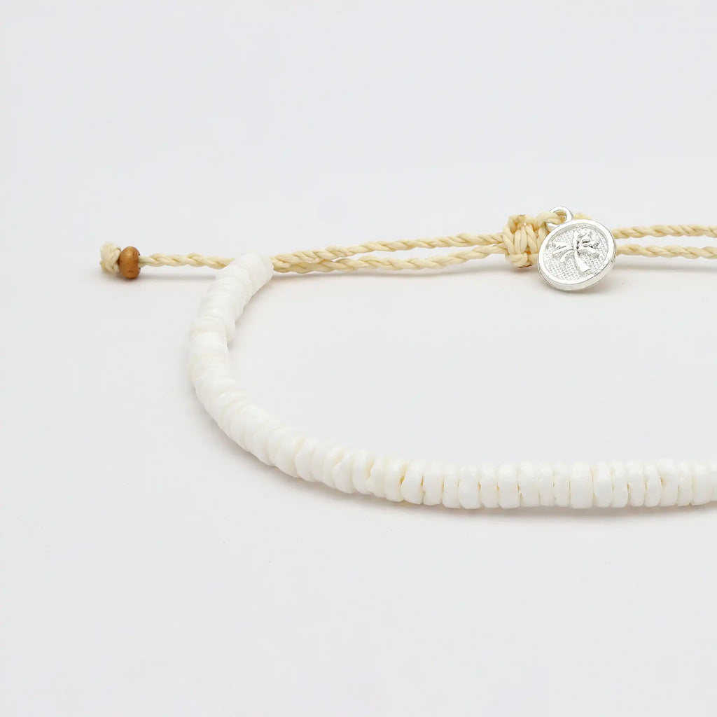 White Puka Shell Bracelet