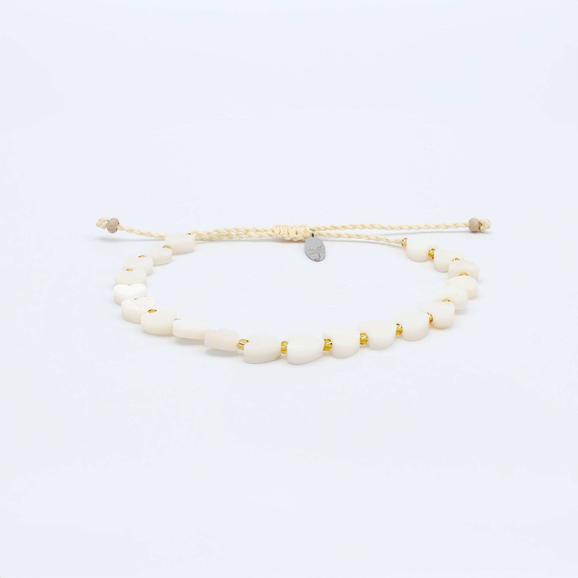 Mother of Pearl Heart Bracelet