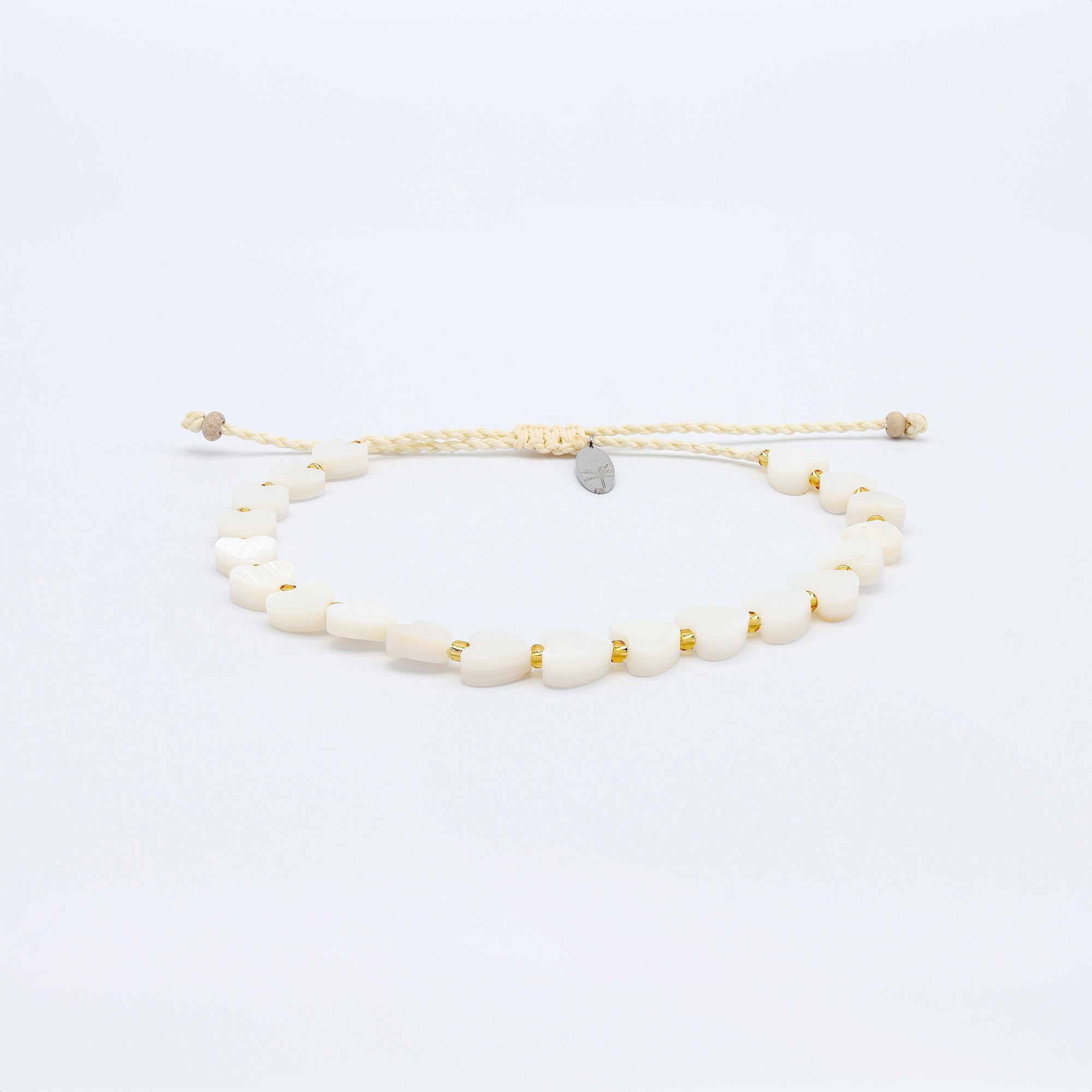 Mother of Pearl Heart Bracelet