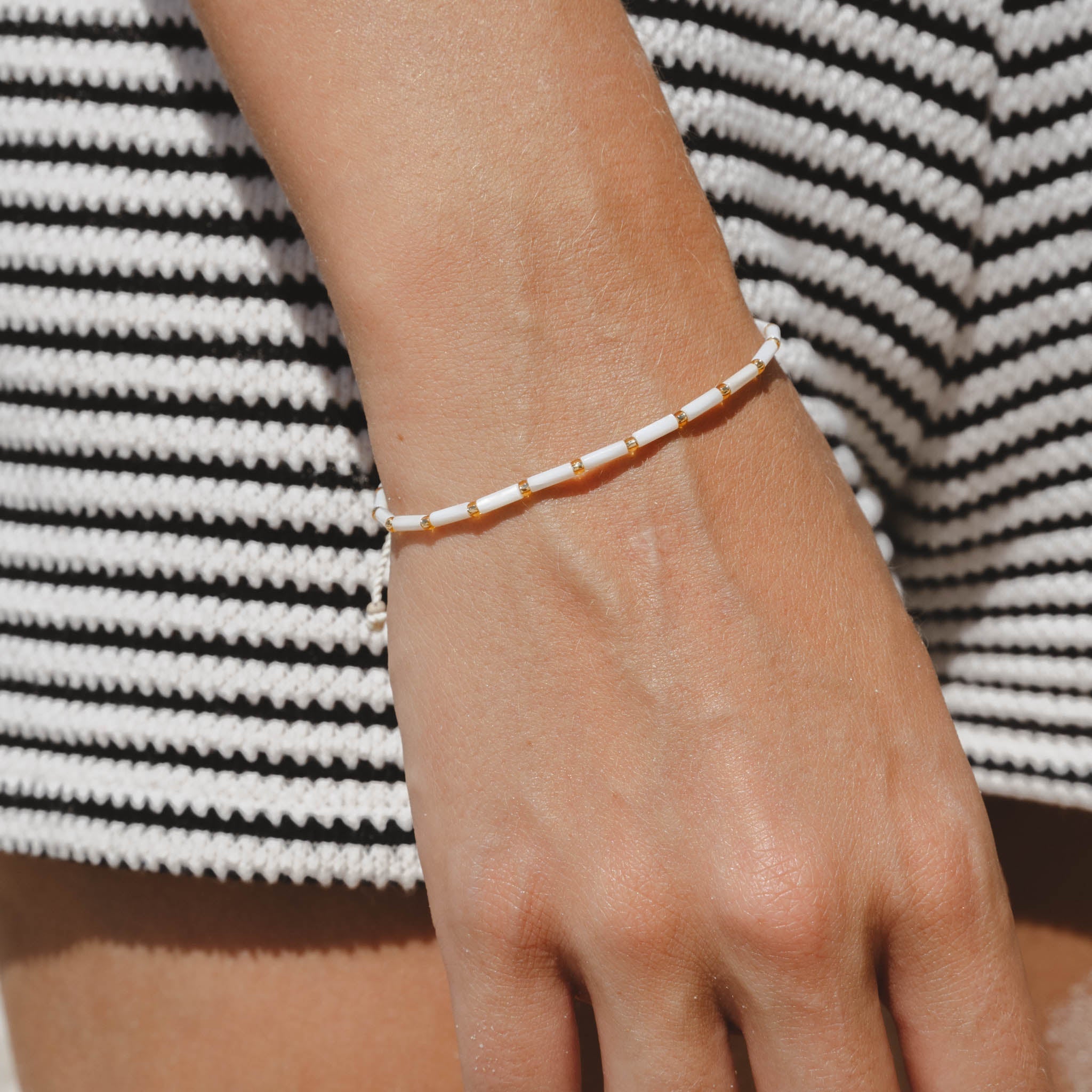 Cahaya Mother of Pearl Beaded Bracelet