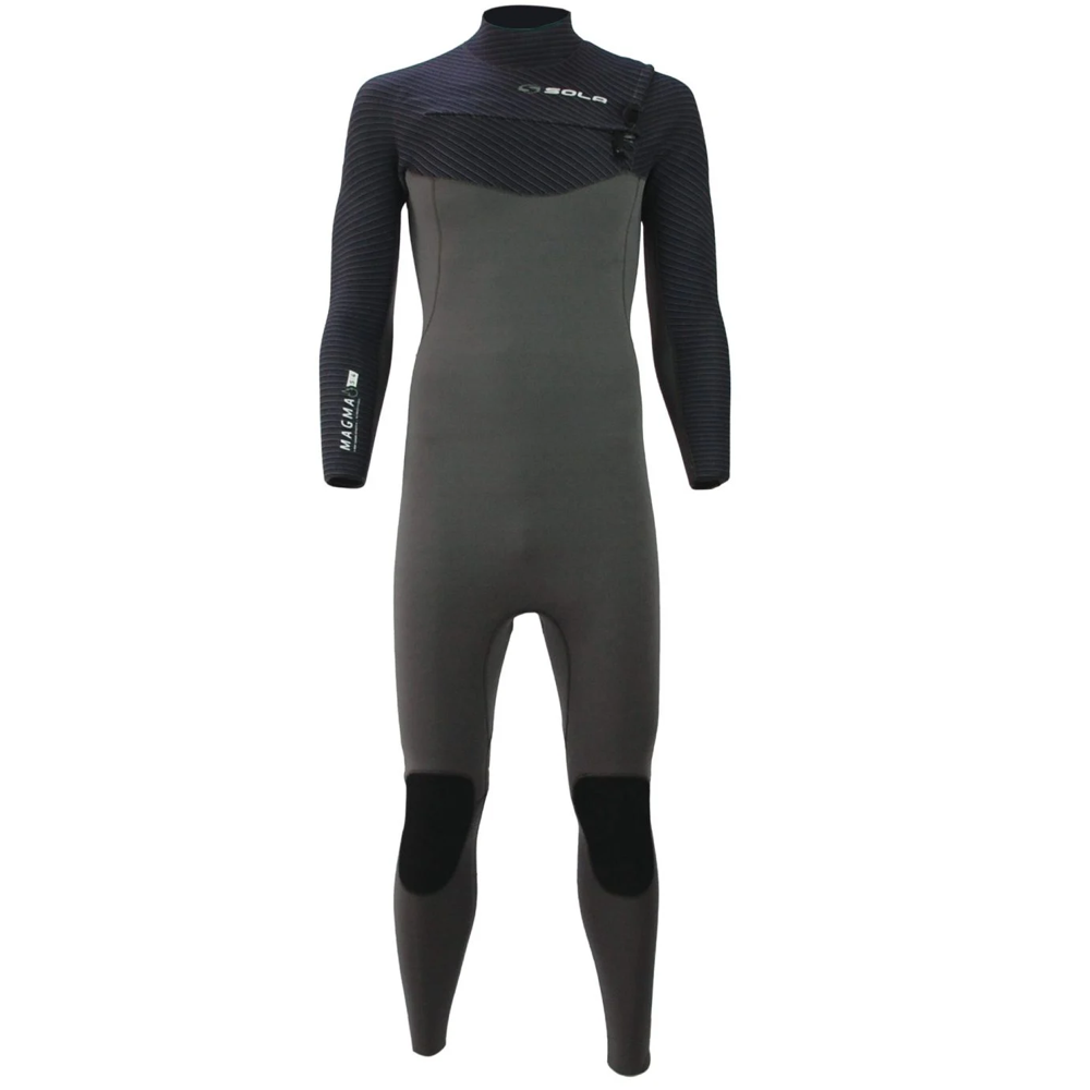SOLA Magma 5mm / 4mm Front Zip GBS Mens Wetsuit - GREY