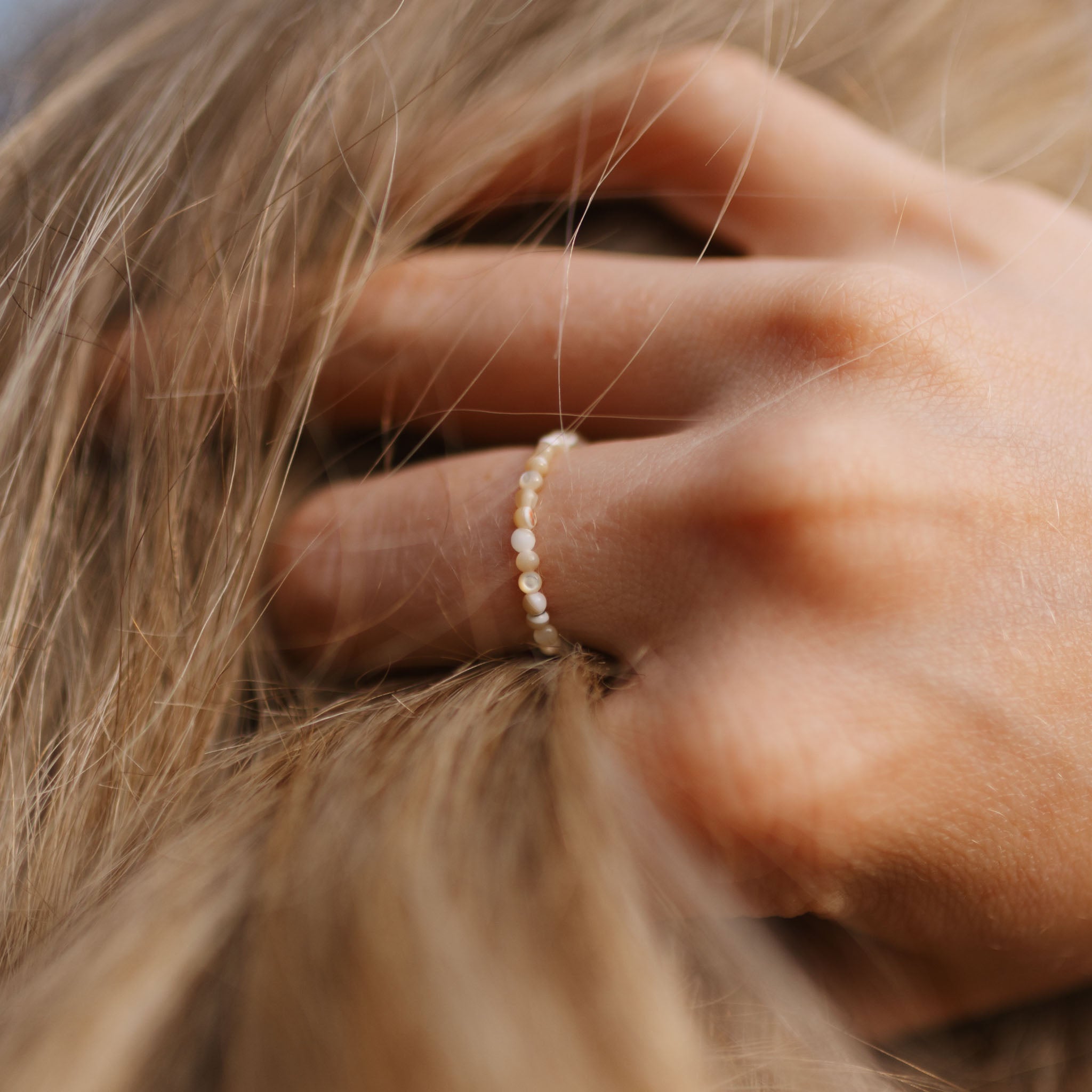 Kualoa Beaded Stretch Ring