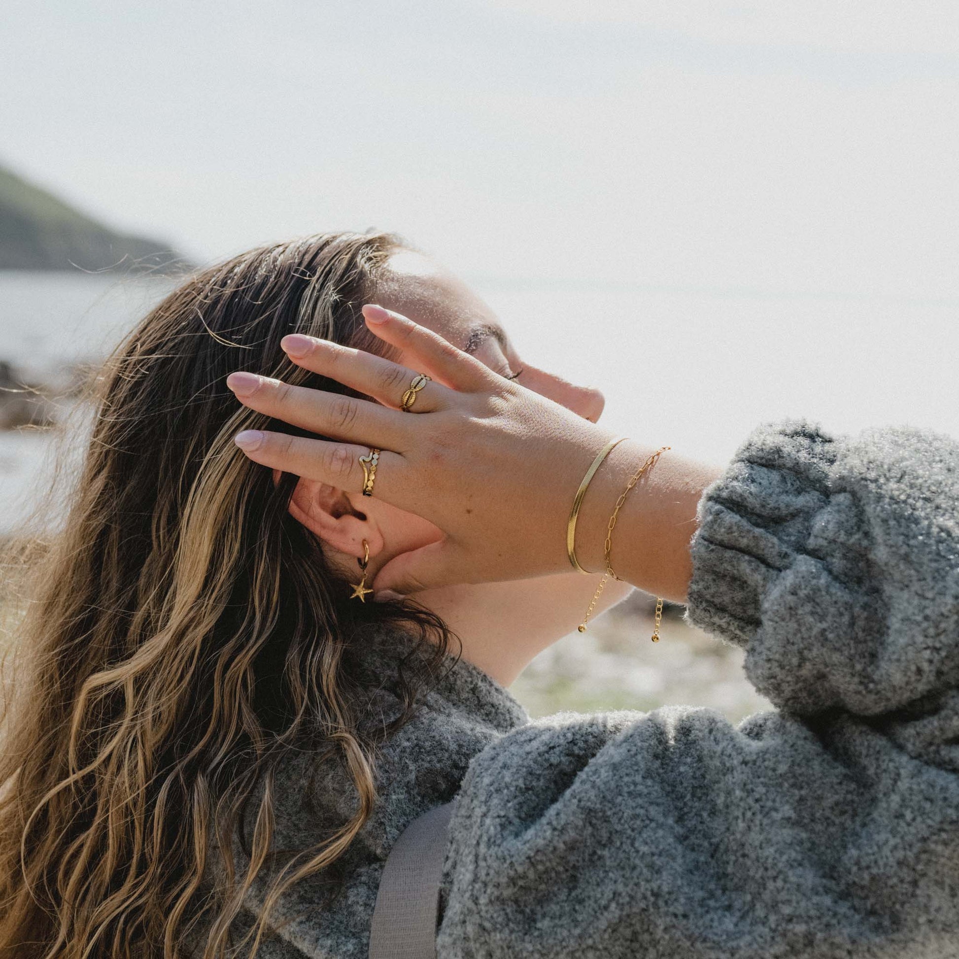 Cowrie Shell Ring