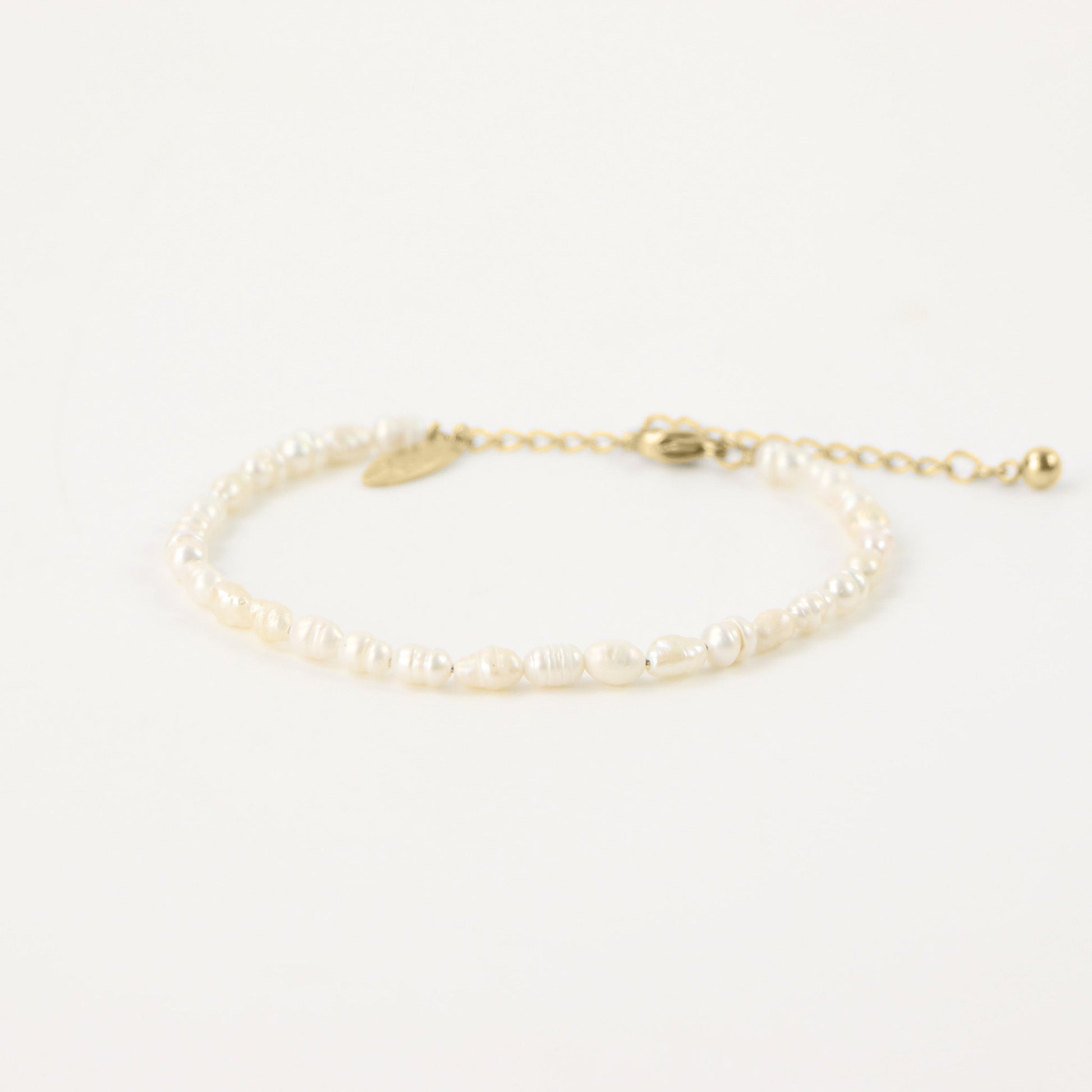 Pearl and Gold Bracelet Stack