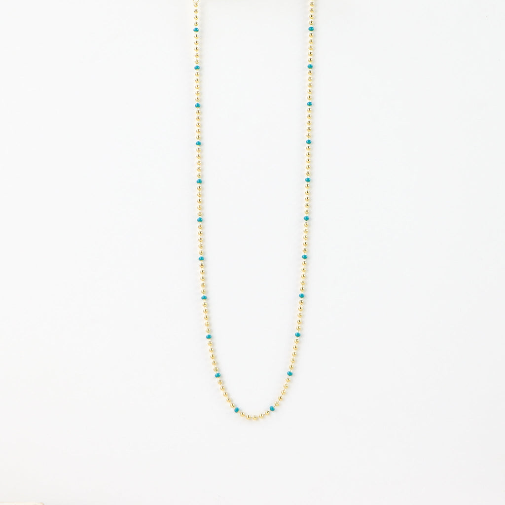 Enamel Chain Necklace