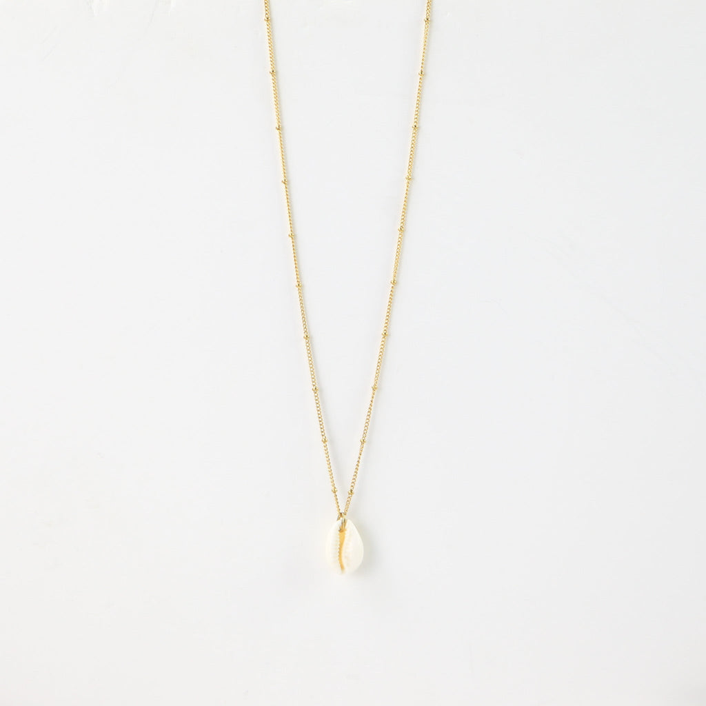 Cowrie Shell Chain Necklace