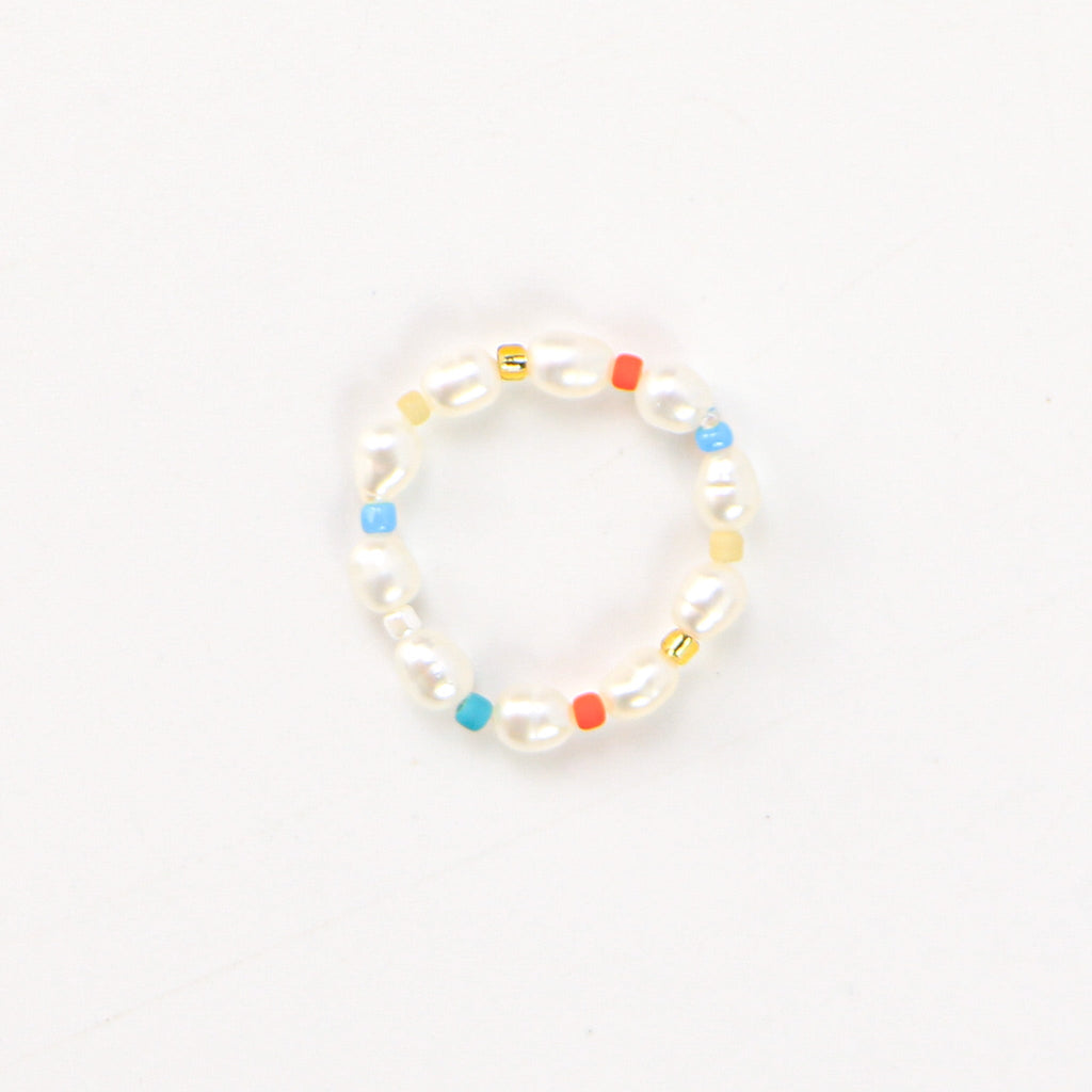 Pelangi Beaded Pearl Ring