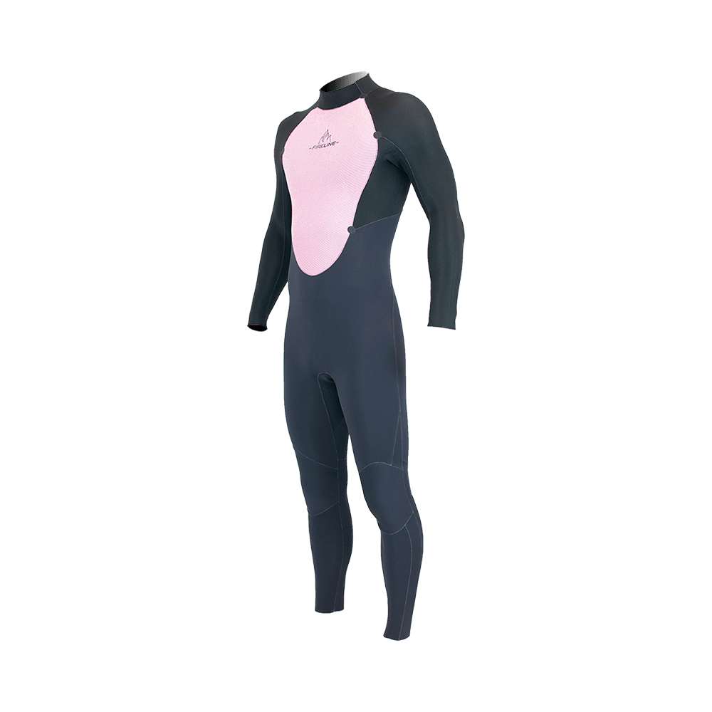 Alder STEALTH Mens 5mm / 4mm / 3mm Back Zip - Winter Wetsuit. BLK ( Black / Grey)