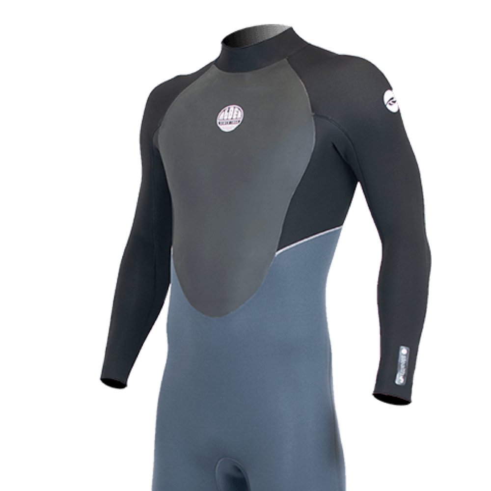 Alder STEALTH Mens 5mm / 4mm / 3mm Back Zip - Winter Wetsuit. BLK ( Black / Grey)