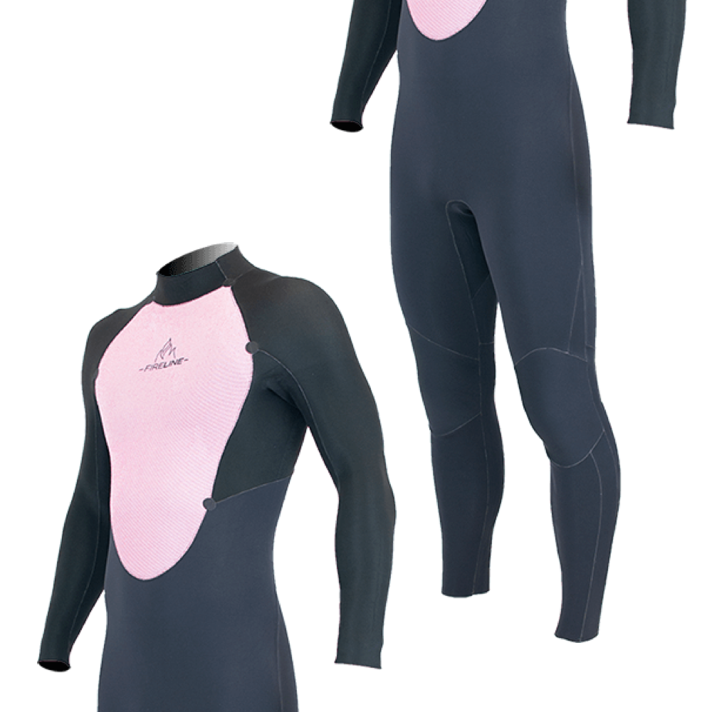 Alder STEALTH Mens 5mm / 4mm / 3mm Back Zip - Winter Wetsuit. BLK ( Black / Grey)