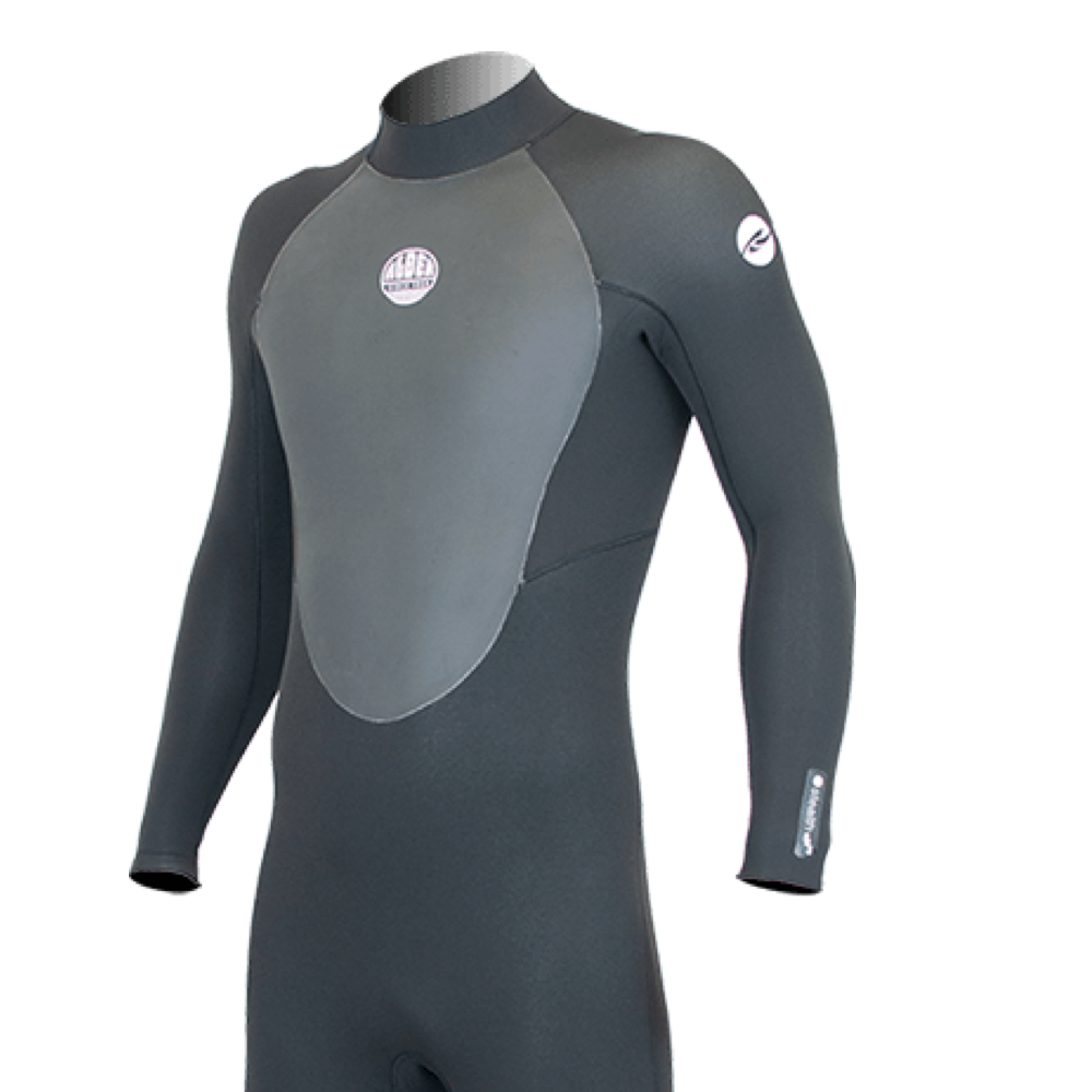 Alder STEALTH Mens 5mm / 4mm / 3mm Back Zip - Winter Wetsuit. JET (Black / Black)