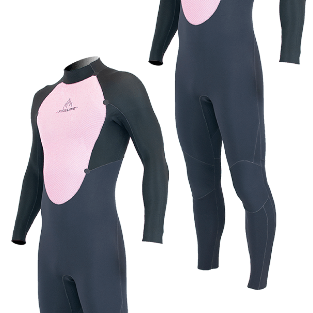 Alder STEALTH Mens 5mm / 4mm / 3mm Back Zip - Winter Wetsuit. JET (Black / Black)