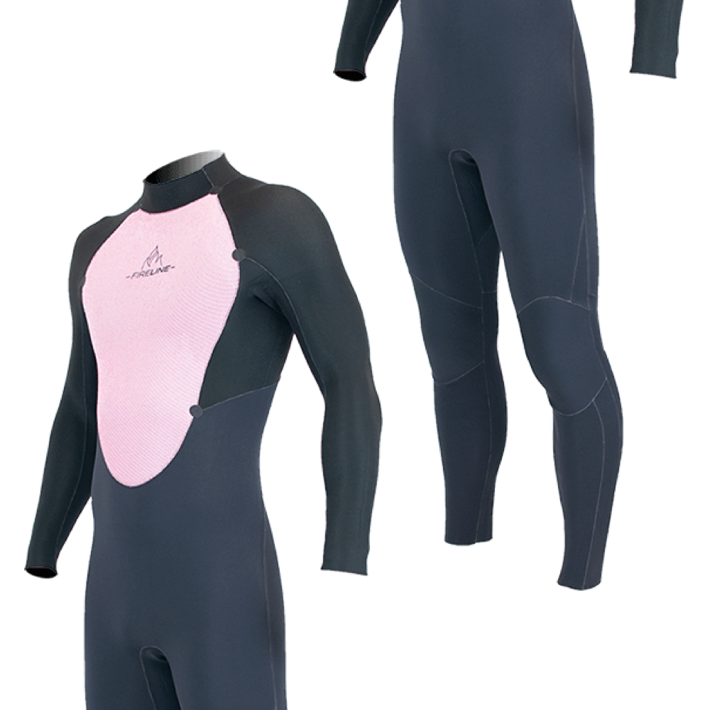 Alder STEALTH Mens 5mm / 4mm / 3mm Back Zip - Winter Wetsuit. RED ( Red / Black )