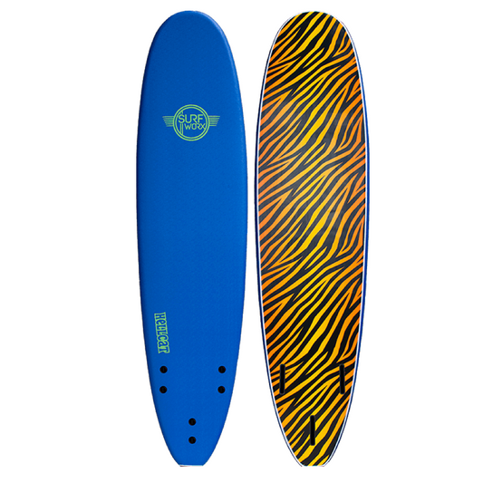 Surfworx Foamie -  Hellcat Blue Mini Mal - Blue 7'6"