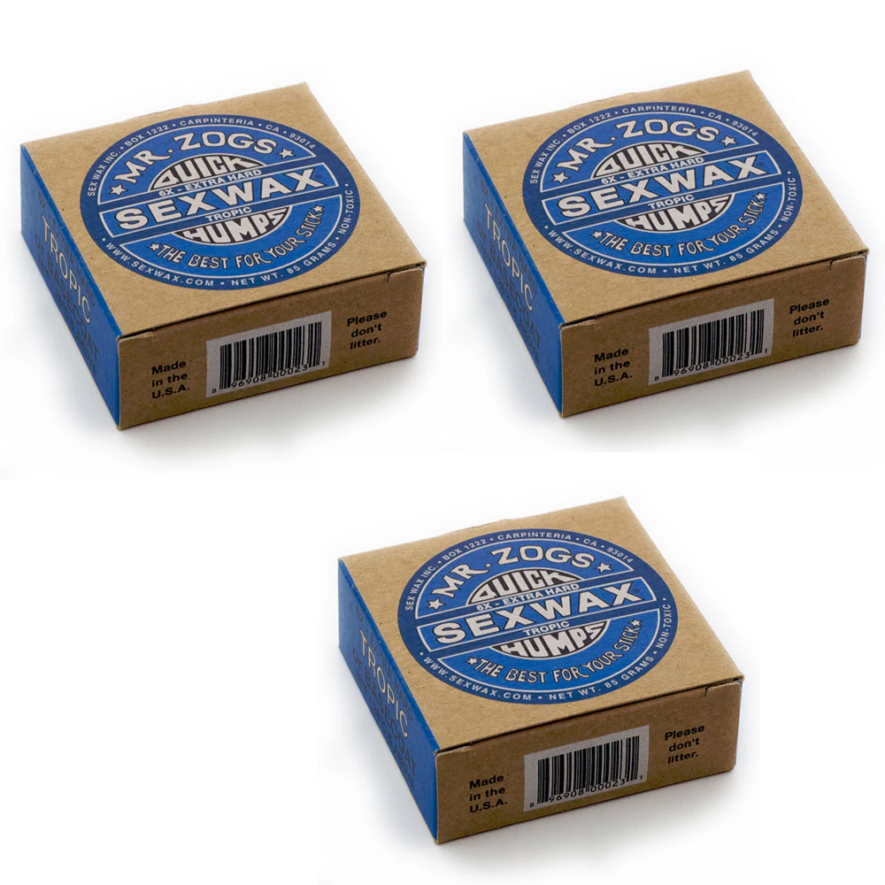 Sex Wax - 3 Bars of Tropical Water ( 26c+)