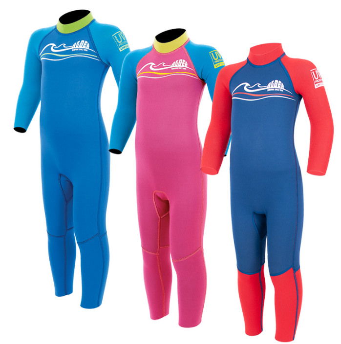 Alder toddlers full wetsuit (orange/navy)