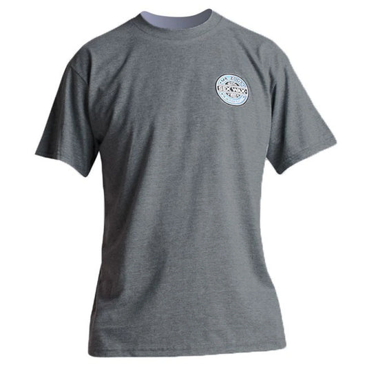 Sex Wax Blue Fade Logo T-Shirt Grey
