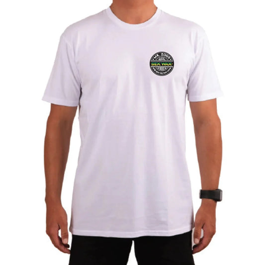Sex Wax Word Fade Green T-Shirt - White