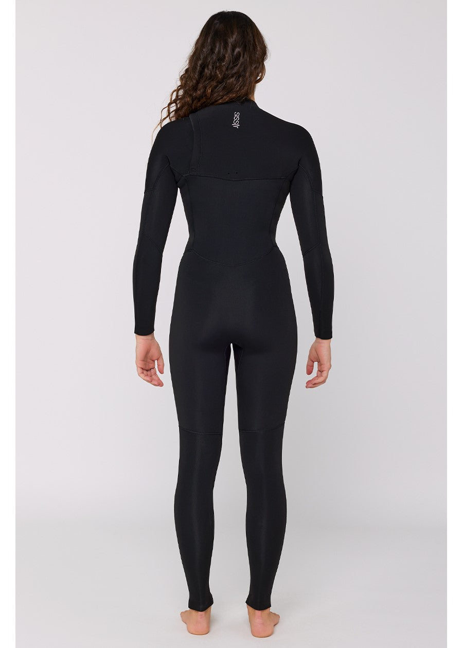 Sisstrevolution 7 Seas 3/2 Chest Full Wetsuit - solid black