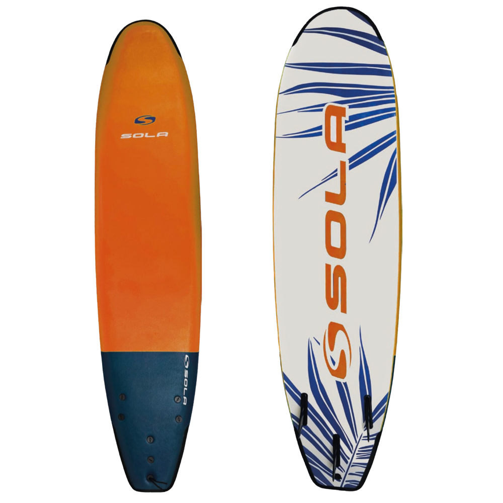 Sola 7ft Soft board - Orange / Navy