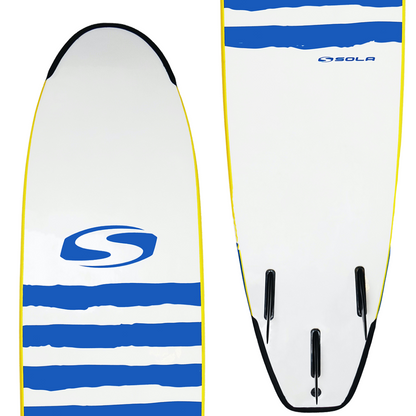 Sola 7ft Soft board - Yellow / Turquoise