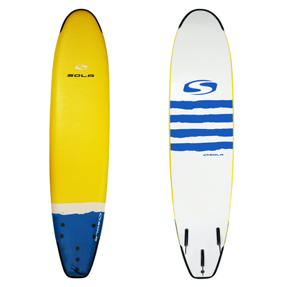 Sola 7ft Soft board - Yellow / Turquoise