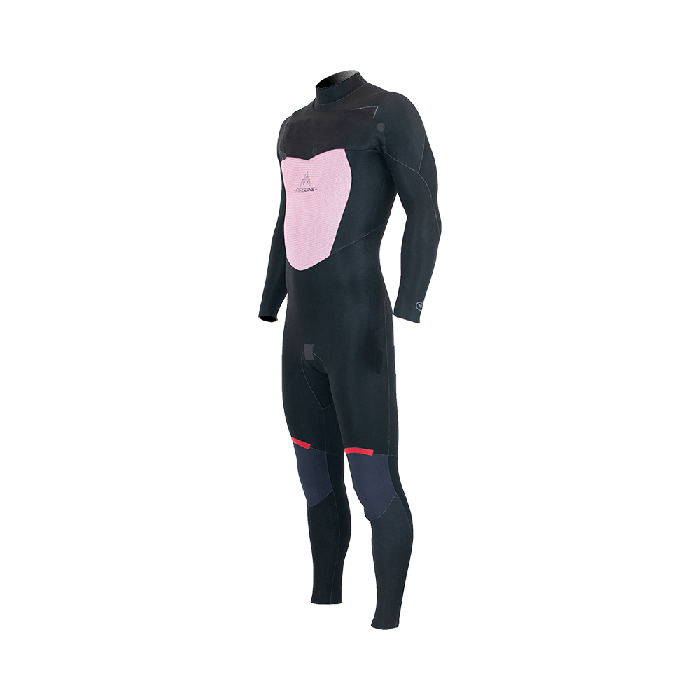 Alder TORCH FX Mens 5mm / 4mm Chest Zip - Winter Wetsuit. Black (Grey / Black)