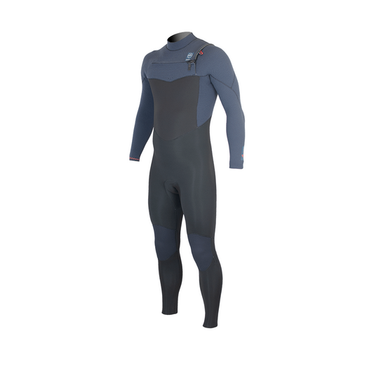 Alder TORCH FX Mens 5mm / 4mm Chest Zip - Winter Wetsuit. Blue (Blue / Black)