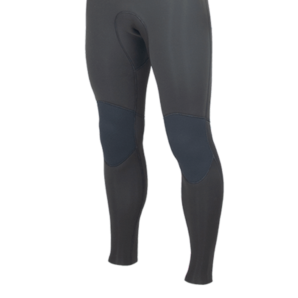 Alder Torch FX Mens 4mm / 3mm Chest Zip Winter Wetsuit. Black (Grey / Black)