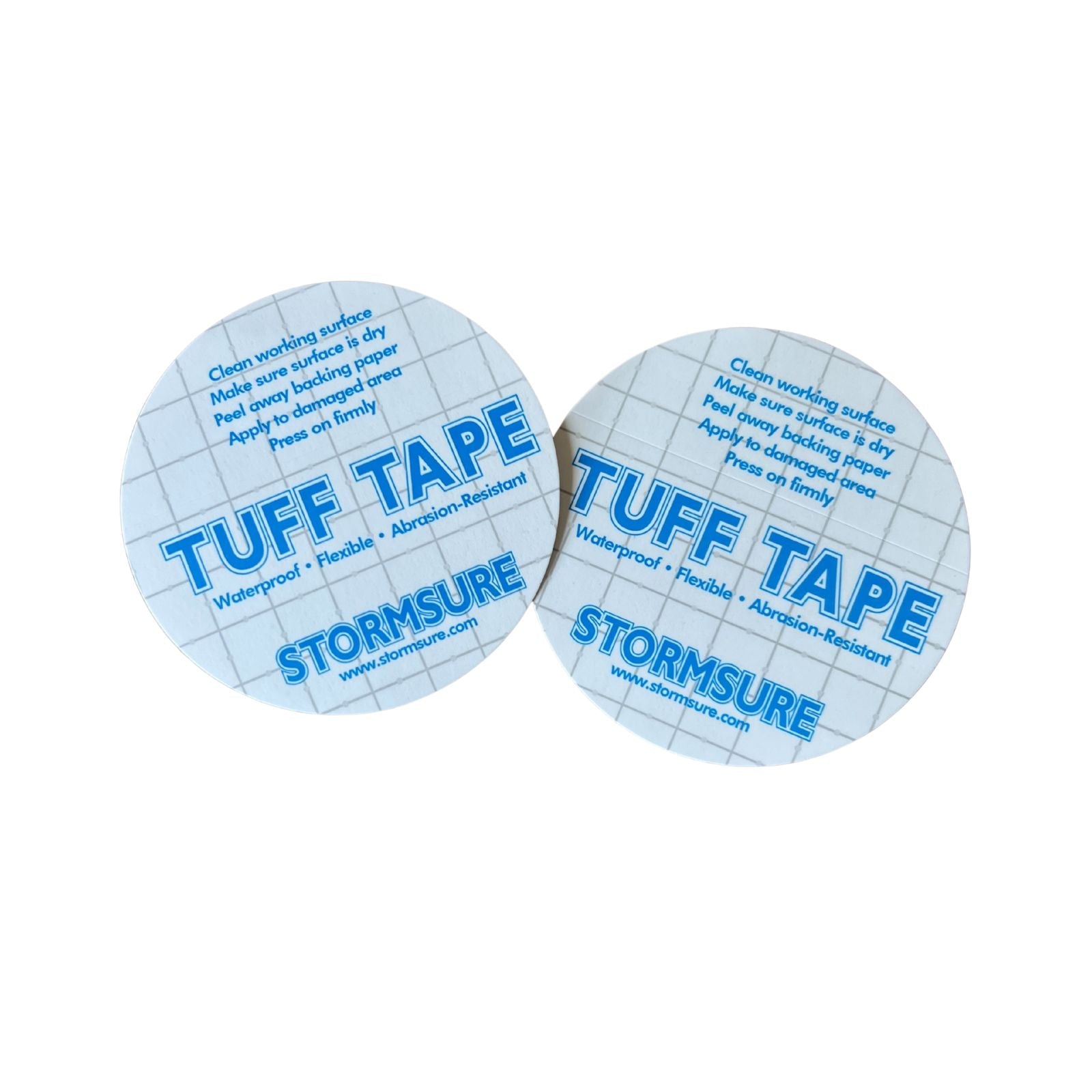 Stormsure TUFF TAPE Instant Waterproof Adhesive Repair Patches 75mm Circular - 5 pack