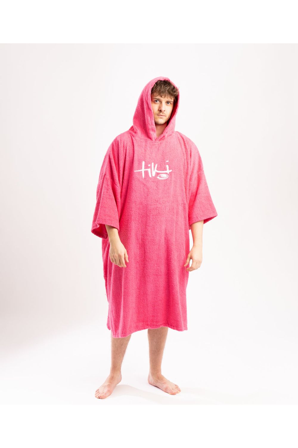 Tiki Adults Hooded Change Robe Pink