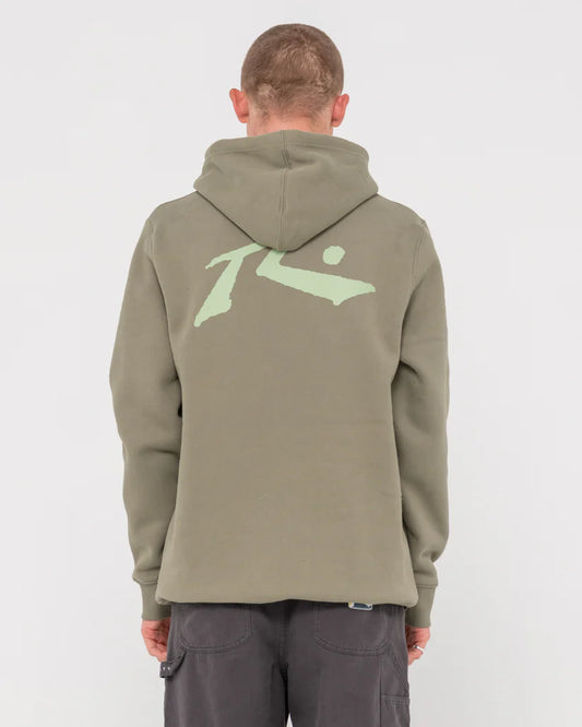 Rusty Competition hooded Fleece Green