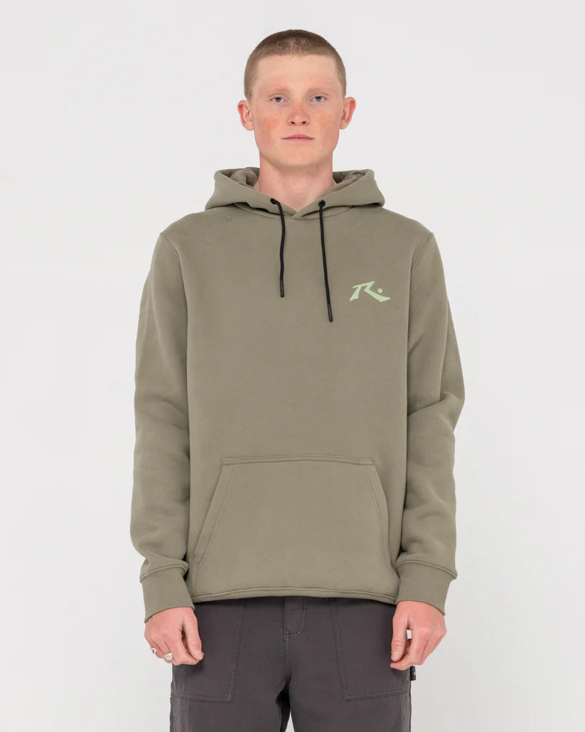 Rusty Competition hooded Fleece Green