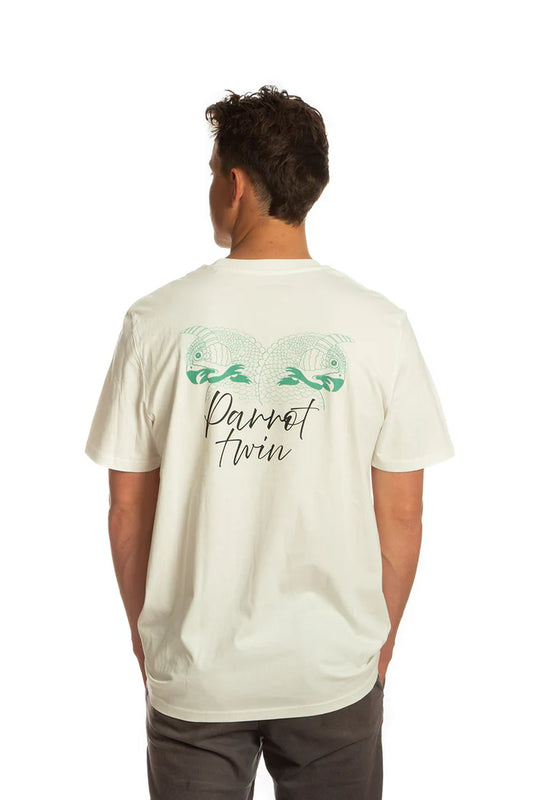 Tiki Twin parrot short sleeve t-shirt