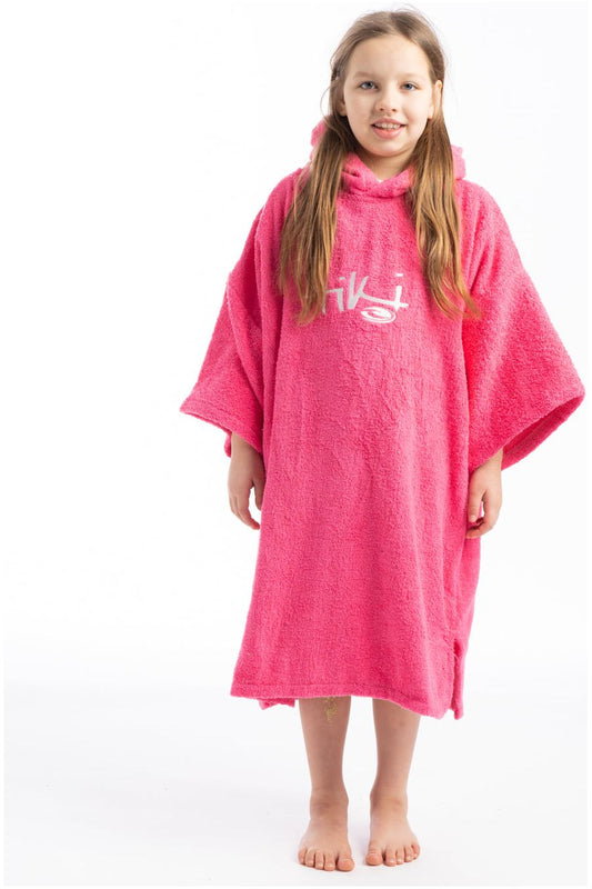 Tiki Junior Hooded Change Robe Pink