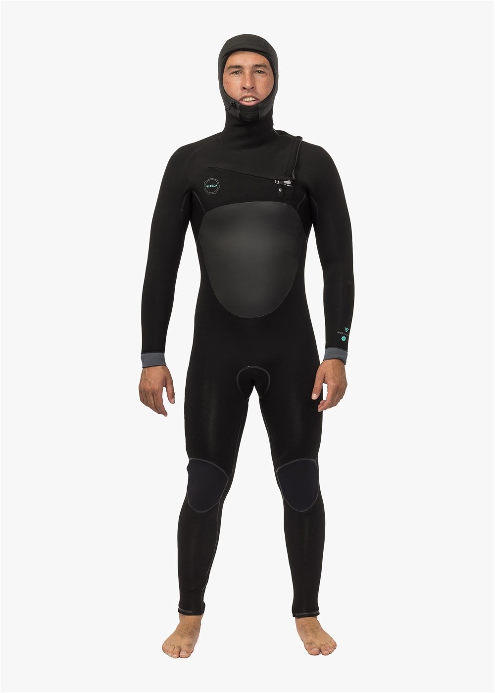 Vissla North Seas 5.5-4.5 Full Hooded Chest Zip Wetsuit