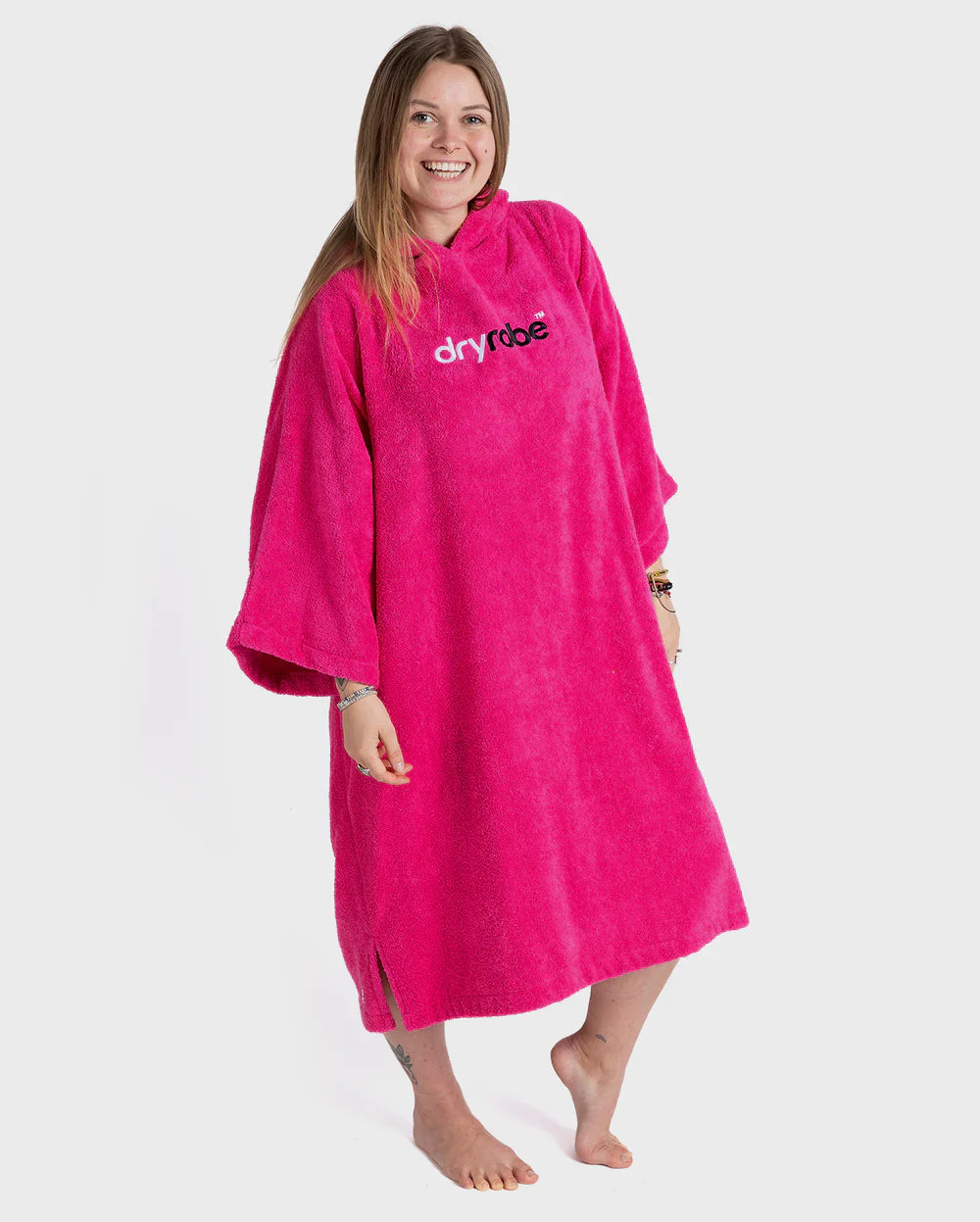 Adult Dryrobe Organic Towel - Pink