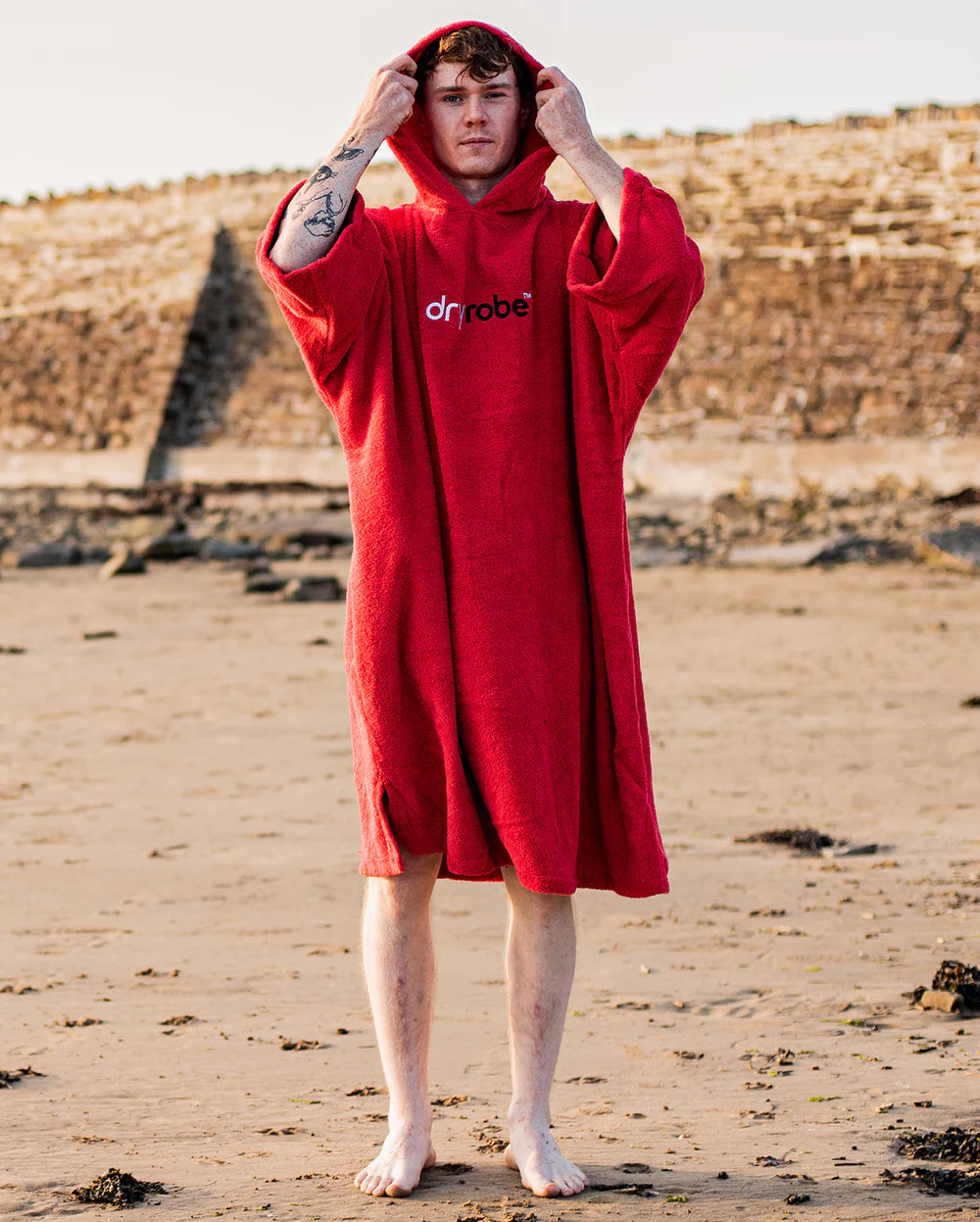 DRYROBE - Adult Organic Towel - Red