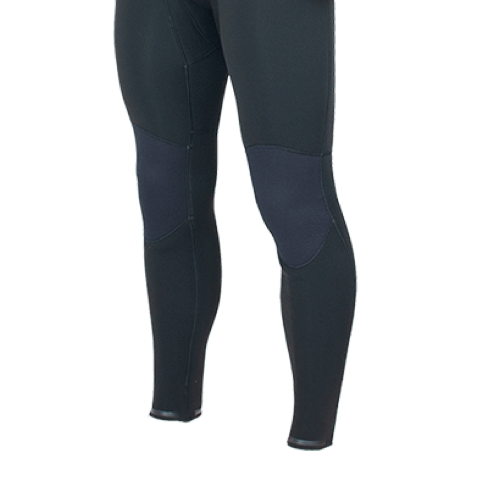 Alder EVO FIRE Mens 5mm / 4mm Chest Zip - Winter Wetsuit. Jet ( Grey / Black )