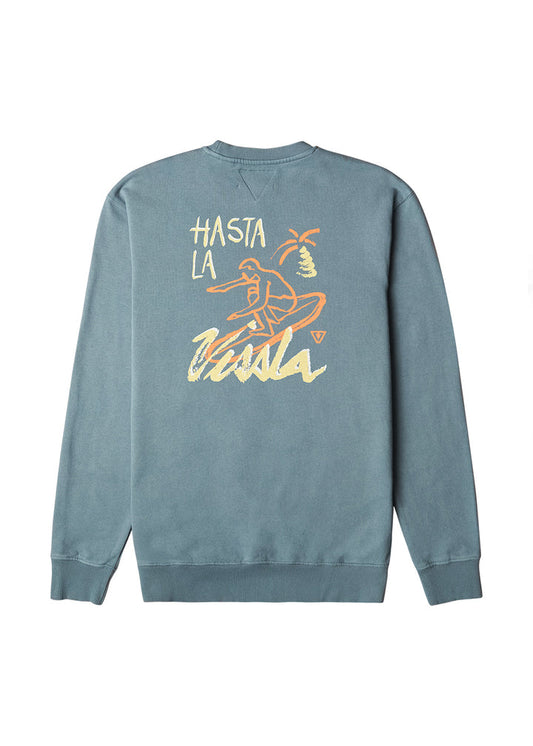 Vissla Cruize-In Crew Fleece - Blue Slate