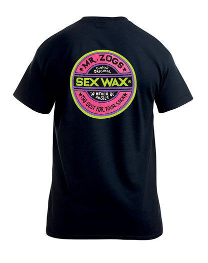 Sex Wax Fluro Black T-Shirt